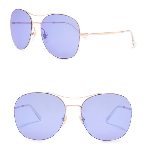 GUCCI Purple Aviators - Picture 6 of 7